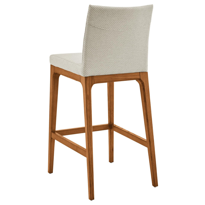 Devon Fabric Counter Stool Walnut Legs - Cardiff Cream - view 7