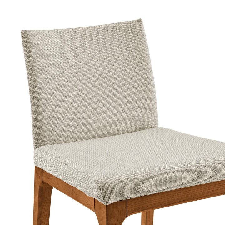 Devon Fabric Counter Stool Walnut Legs - Cardiff Cream - view 8