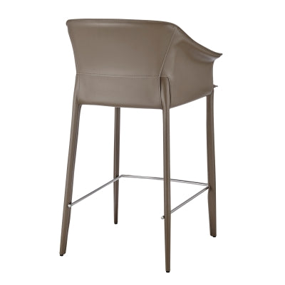 Callie Recycled Leather Counter Stool