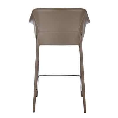 Callie Recycled Leather Counter Stool