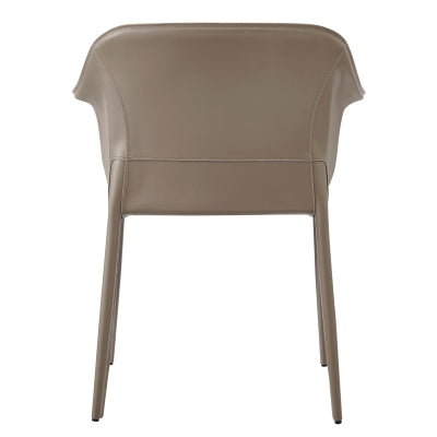 Callie Recycled Leather Dining Arm Chair