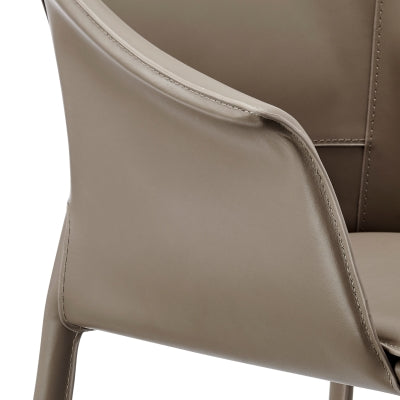 Callie Recycled Leather Counter Stool
