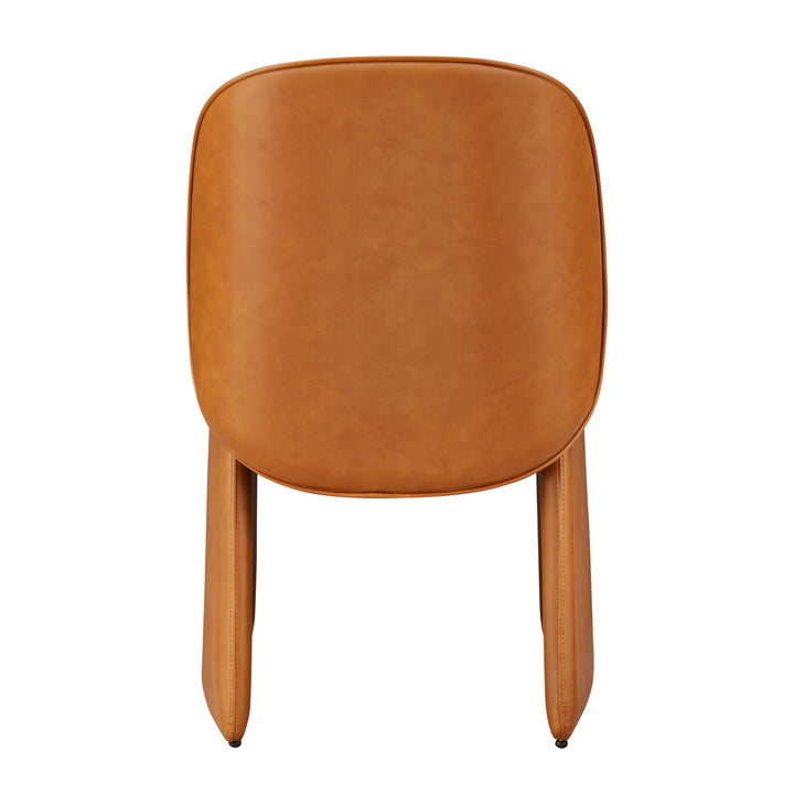 Shelby Faux Leather Dining Side Chair - Moza Caramel - view 5
