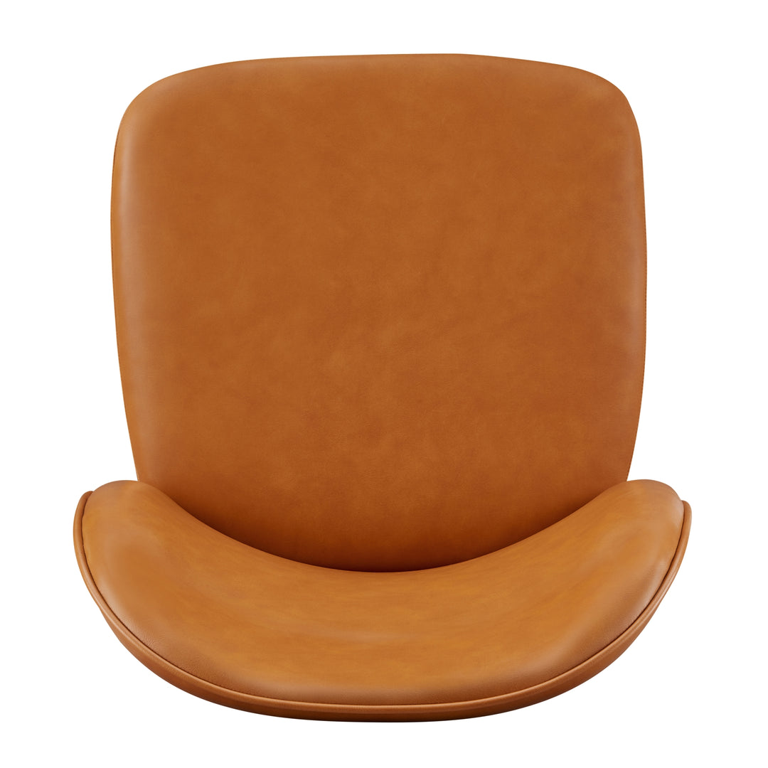 Shelby Faux Leather Dining Side Chair - Moza Caramel - view 7