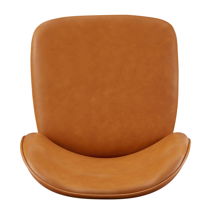 Shelby Faux Leather Dining Side Chair - Moza Caramel - view 7