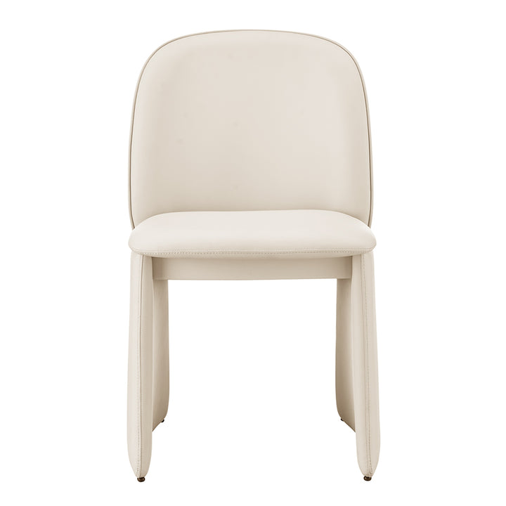 Shelby Faux Leather Dining Side Chair - Venice Cream - view 3
