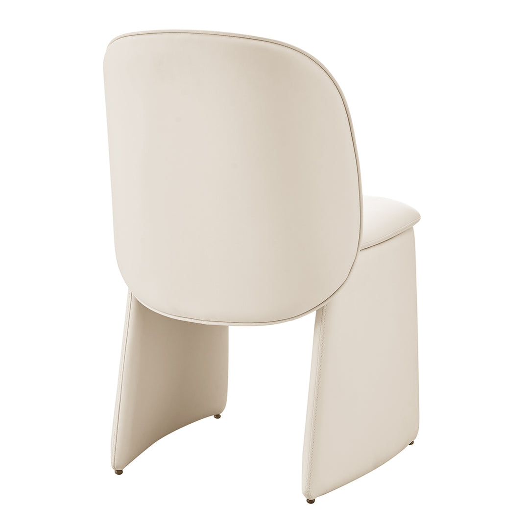 Shelby Faux Leather Dining Side Chair - Venice Cream - view 6