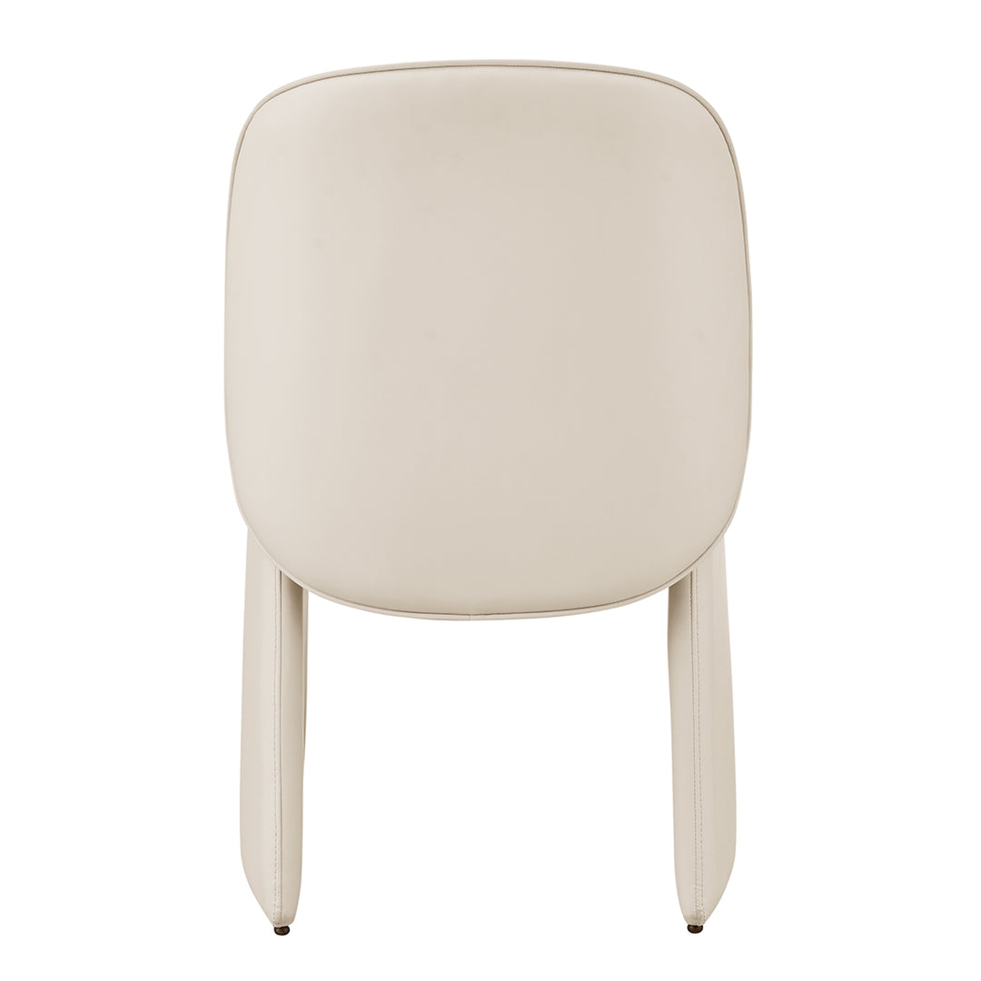 Shelby Faux Leather Dining Side Chair - Venice Cream - view 5