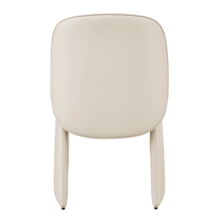 Shelby Faux Leather Dining Side Chair - Venice Cream - view 5