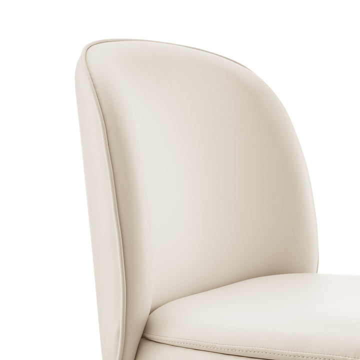 Shelby Faux Leather Dining Side Chair - Venice Cream - view 8