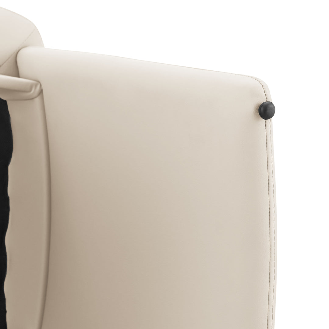 Shelby Faux Leather Dining Side Chair - Venice Cream - view 11