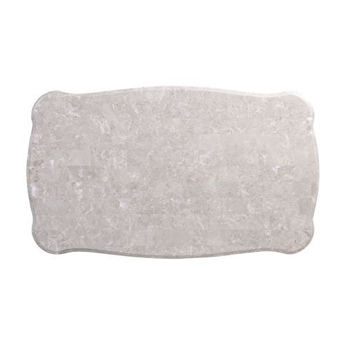 Elozzol - Coffee Table - Marble Top & Antique Bronze