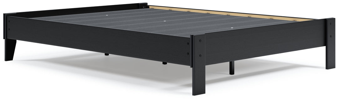 Finch - Queen Platform Bed - Black