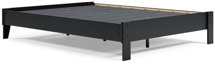 Finch - Queen Platform Bed - Black