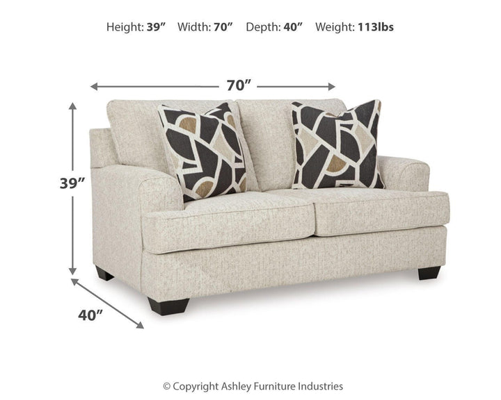 Heartcort Sofa, Loveseat, Oversized Chair and Ottoman - Quartz (19)