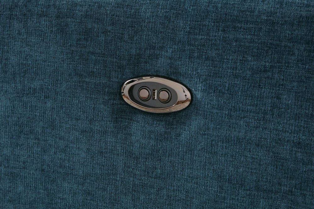 McBurg Swivel Power Recliner - Blue (9)