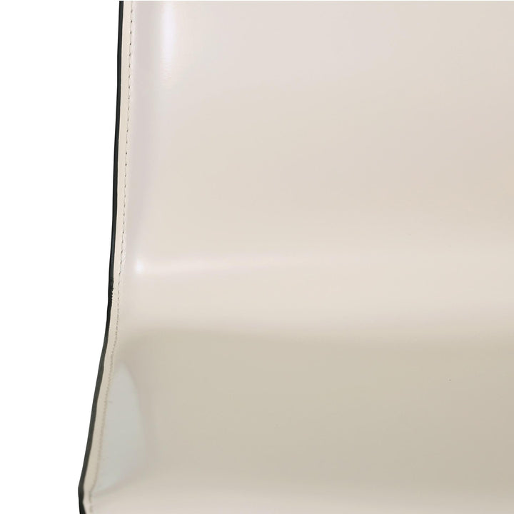 Gervin Recycled Leather Counter Stool - Vanilla - view 7