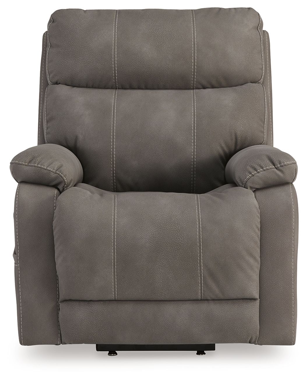 Next-Gen Durapella Power Lift Recliner with Dual Motors & Faux Leather Upholstery - Gray