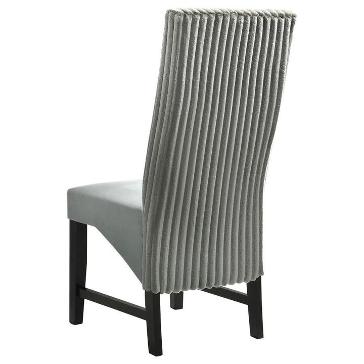 Barrand - Upholstered Dining Side Chair  - Gray