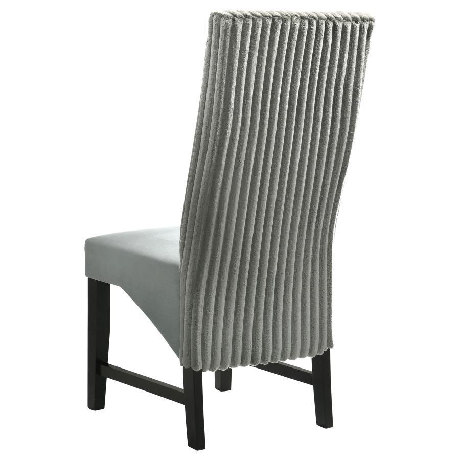 Barrand - Upholstered Dining Side Chair  - Gray