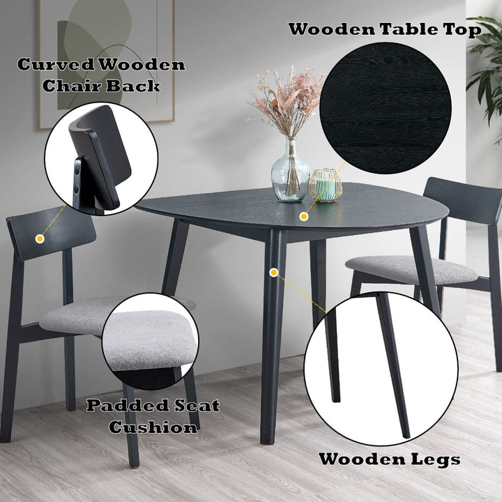 Real - Dining Table - Black