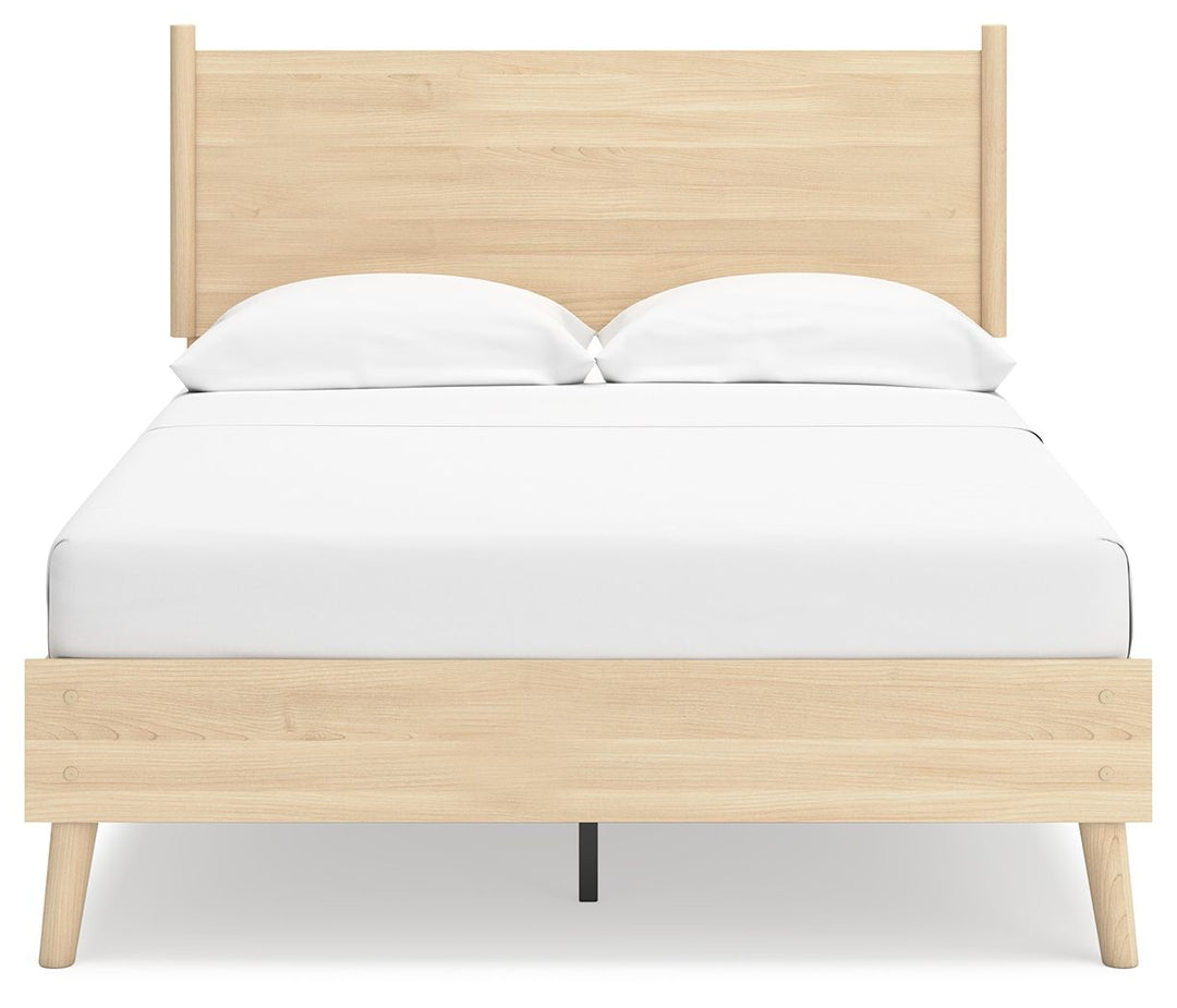 Cabinella - Full Platform Panel Bed - Tan by Ashley Furniture product image