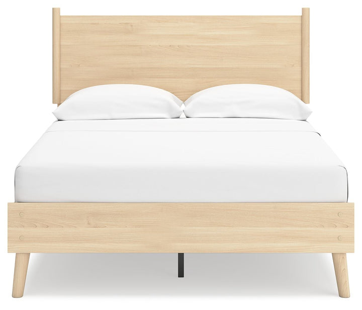 Cabinella - Full Platform Panel Bed - Tan by Ashley Furniture product image