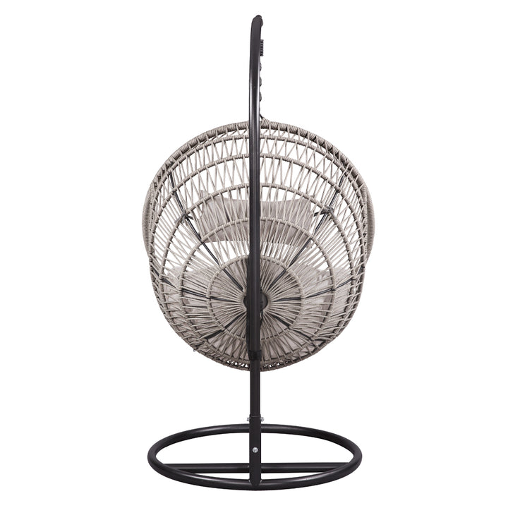 Vasant Hanging Chair in Fabric &amp; Rope