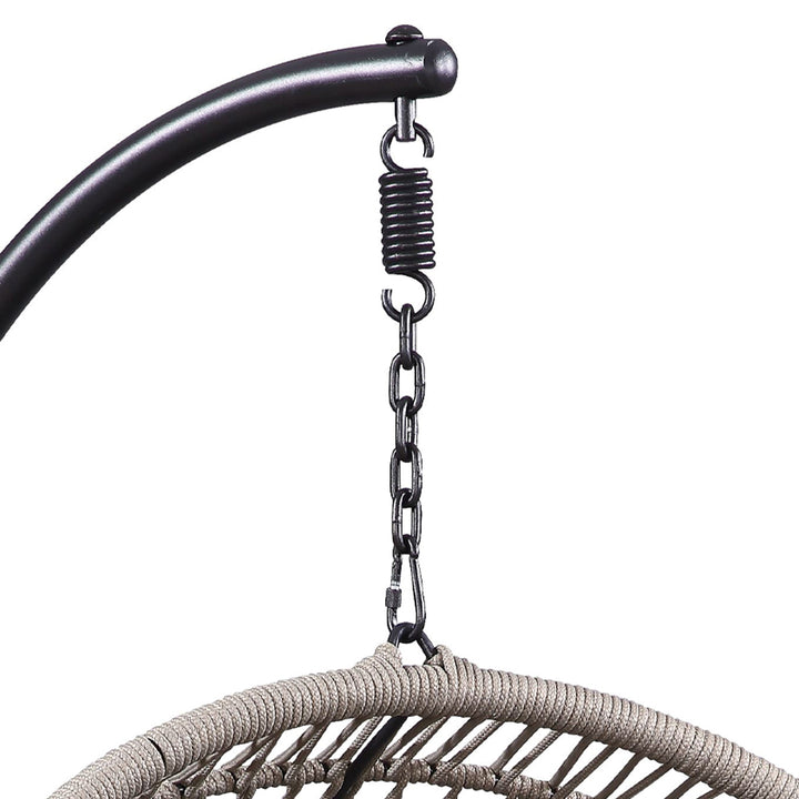 Vasant Hanging Chair in Fabric &amp; Rope