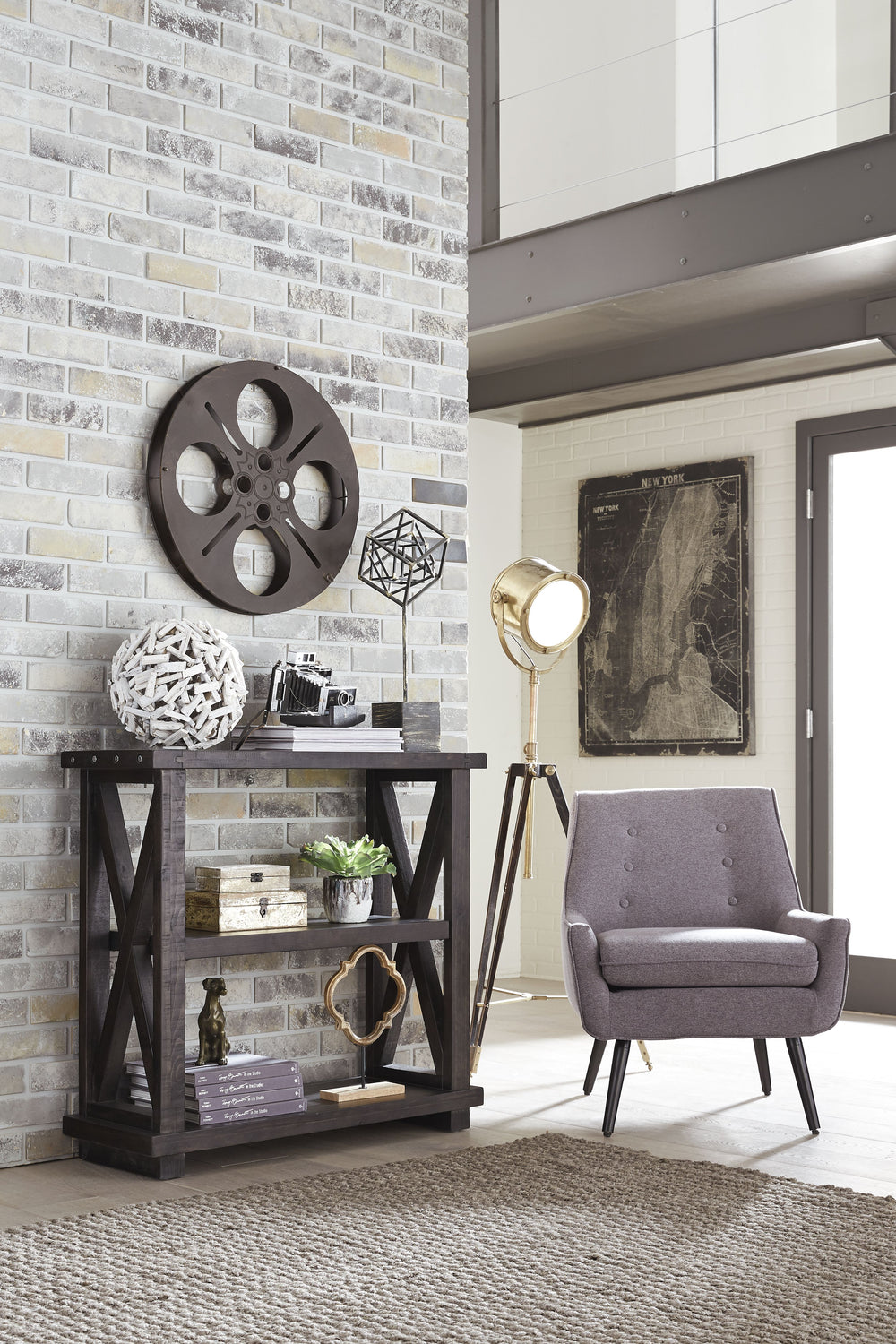 Modus Furniture 7Yc9193936 Yosemite Solid Wood 36X39 Inch Bookshelf In Cafe