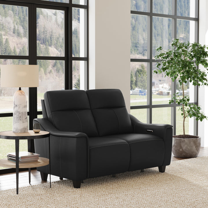 Walter Power Reclining Loveseat With Power Headrests Coal