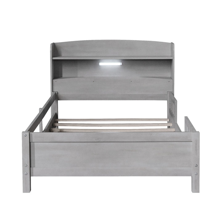 wood-twin-size-platform-bed-with-built-in-led-light-storage-headboard-and-guardrail-antique-grey