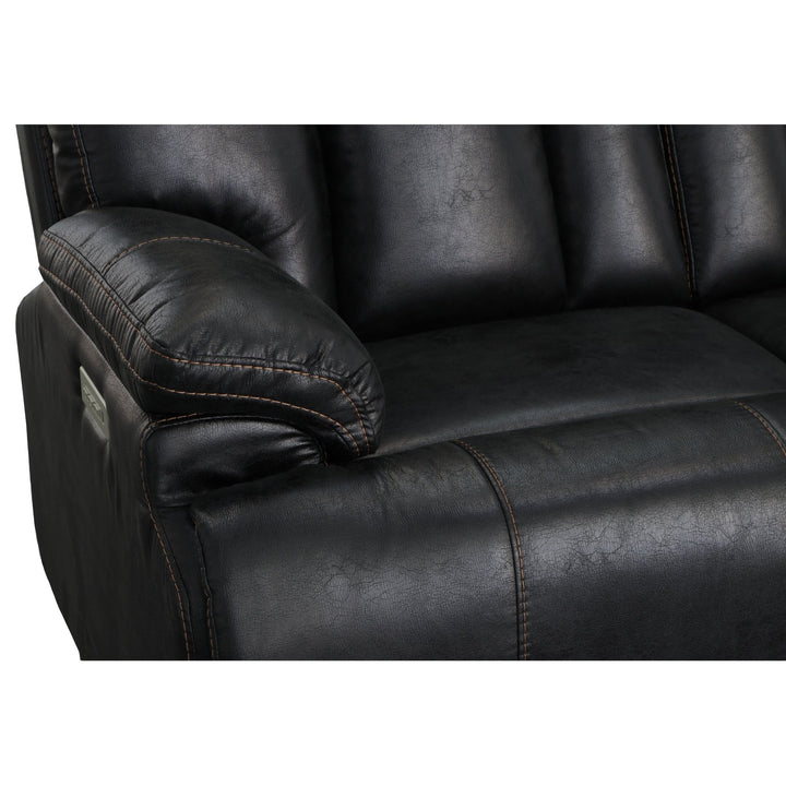 Flexsteel 1594-62PH-37400 Clive  Power Reclining Sofa With Power Headrests & Lumbar  Peppercorn