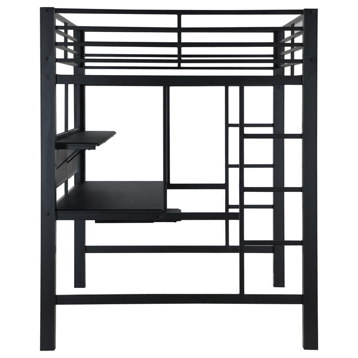 Coaster Furniture 460023 Avalon Full Workstation Loft Bed Black