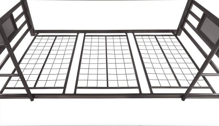 Coaster Furniture 460394T Rogen Metal Twin Triple Bunk Bed Dark Bronze