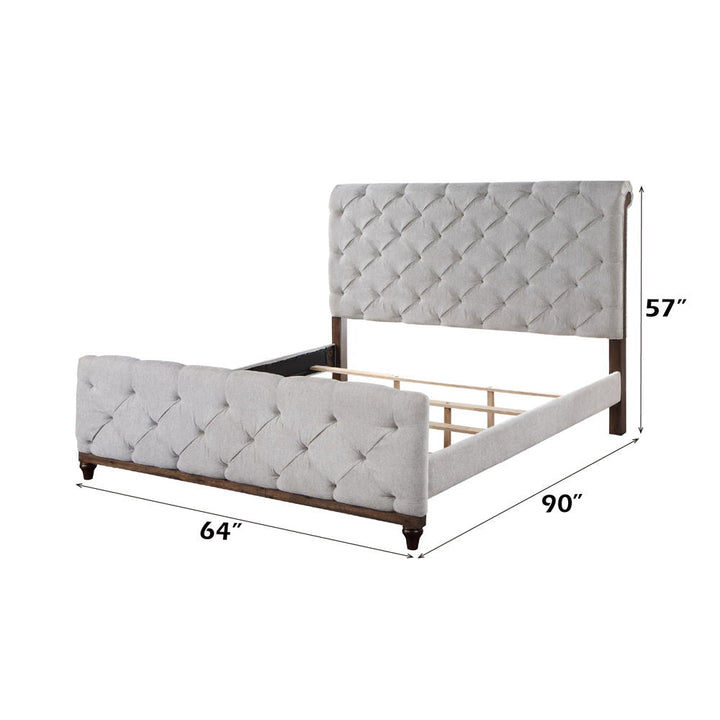 Andria - Queen Bed - Gray