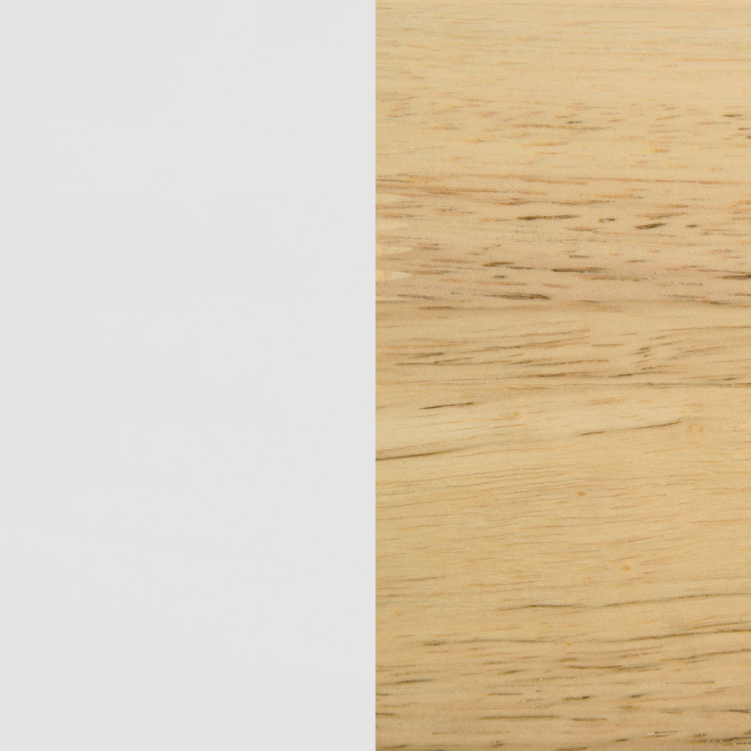 Coaster Furniture 460510 Wyatt Wood Twin Over Twin Bunk Bed White and Natural