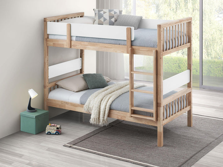Coaster Furniture 461171 Dakota Wood Twin Over Twin Bunk Bed Natural