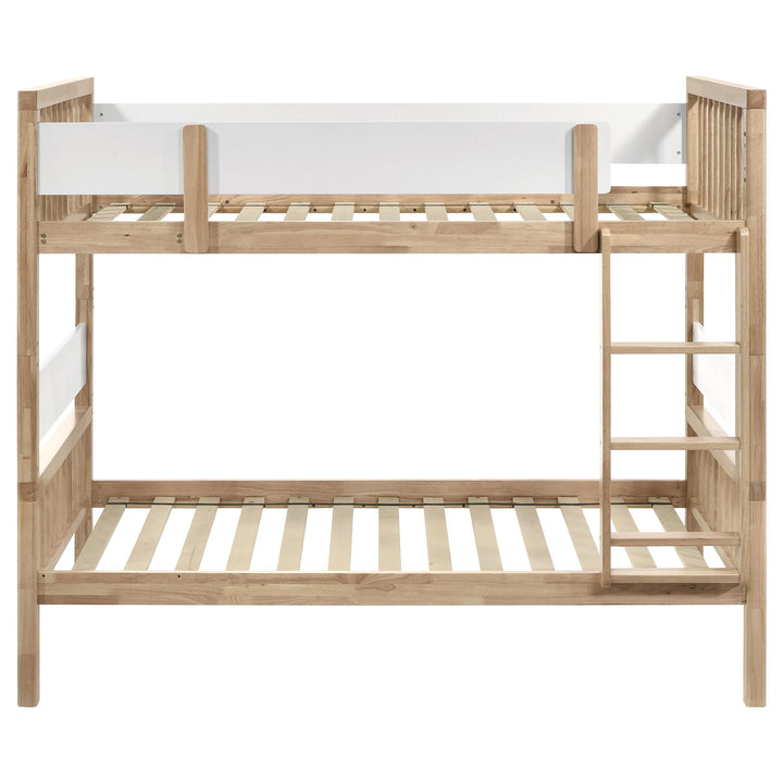 Coaster Furniture 461171 Dakota Wood Twin Over Twin Bunk Bed Natural