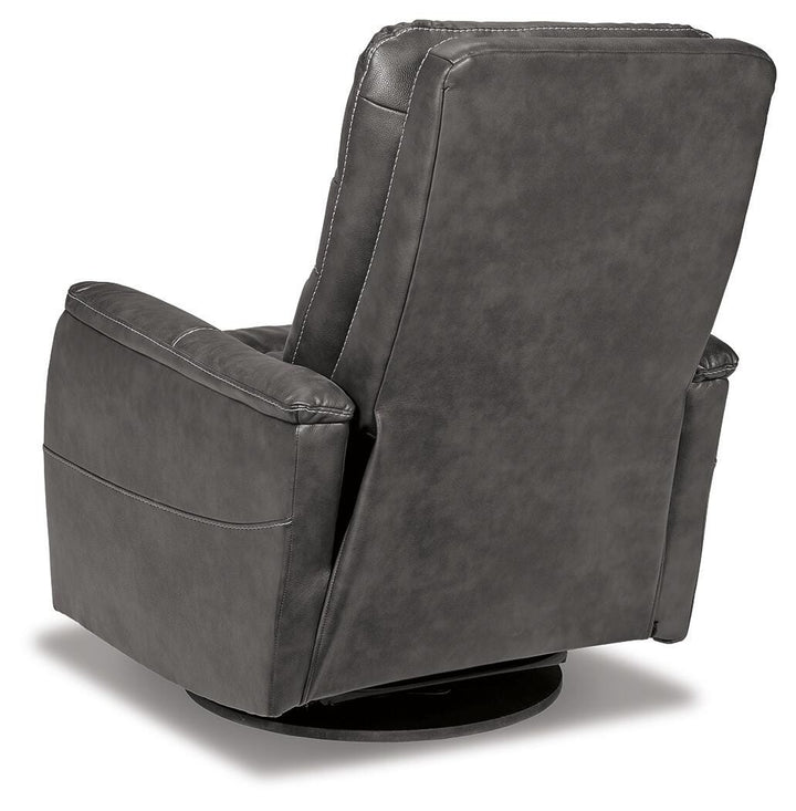 Riptyme Swivel Glider Recliner - Dark Brown (7)