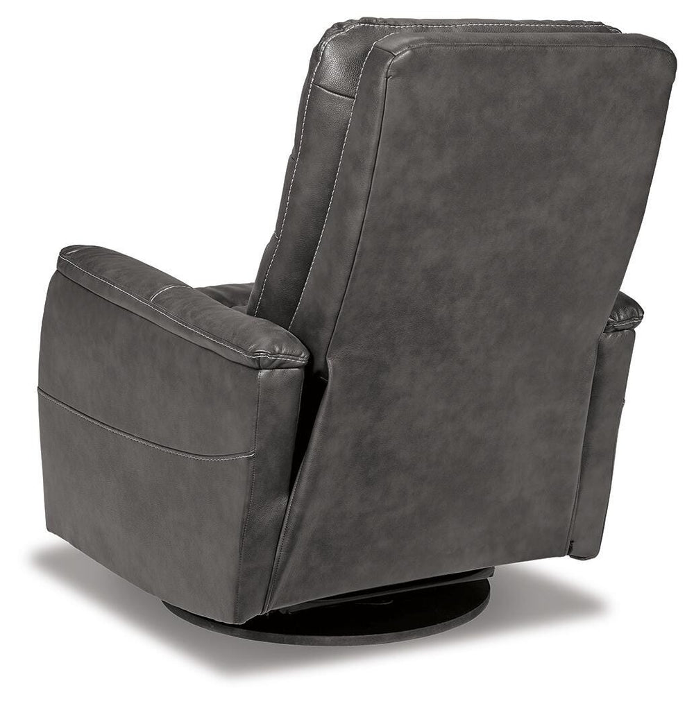 Riptyme Swivel Glider Recliner - Dark Brown (7)