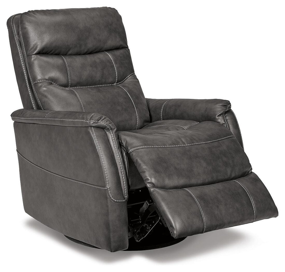 Riptyme Swivel Glider Recliner - Dark Brown (3)
