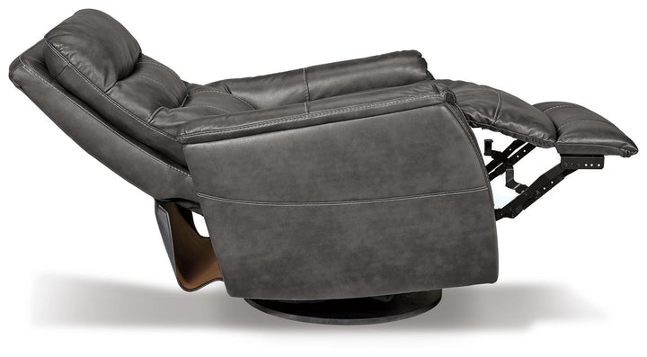 Riptyme Swivel Glider Recliner - Dark Brown (6)