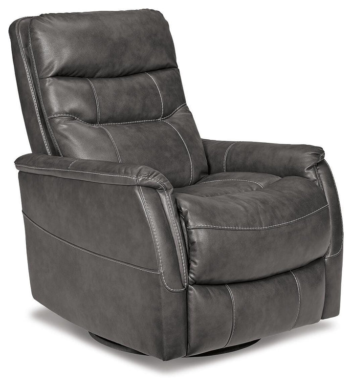 Riptyme Swivel Glider Recliner - Dark Brown (1)