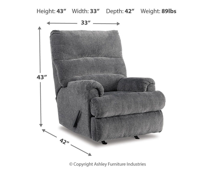 Man Fort Recliner - Dark Gray (4)