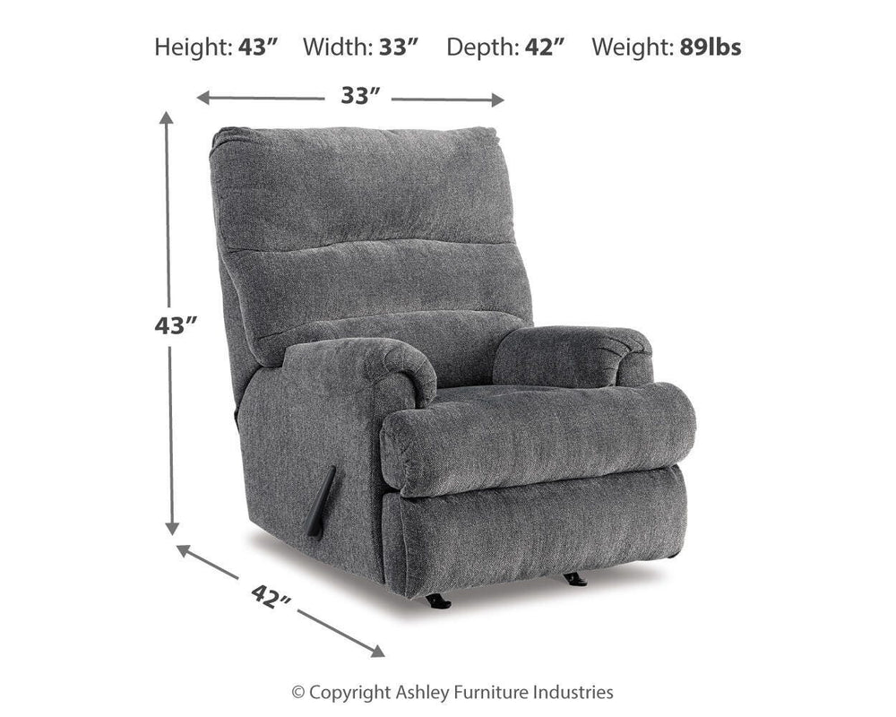 Man Fort Recliner - Dark Gray (4)