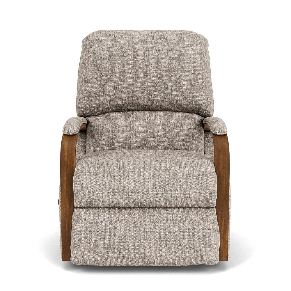 Woodlawn Swivel Gliding Recliner Light Gray