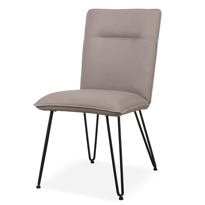 Modus Furniture 9Le266D Demi Hairpin Leg Modern Dining Chair In Taupe
