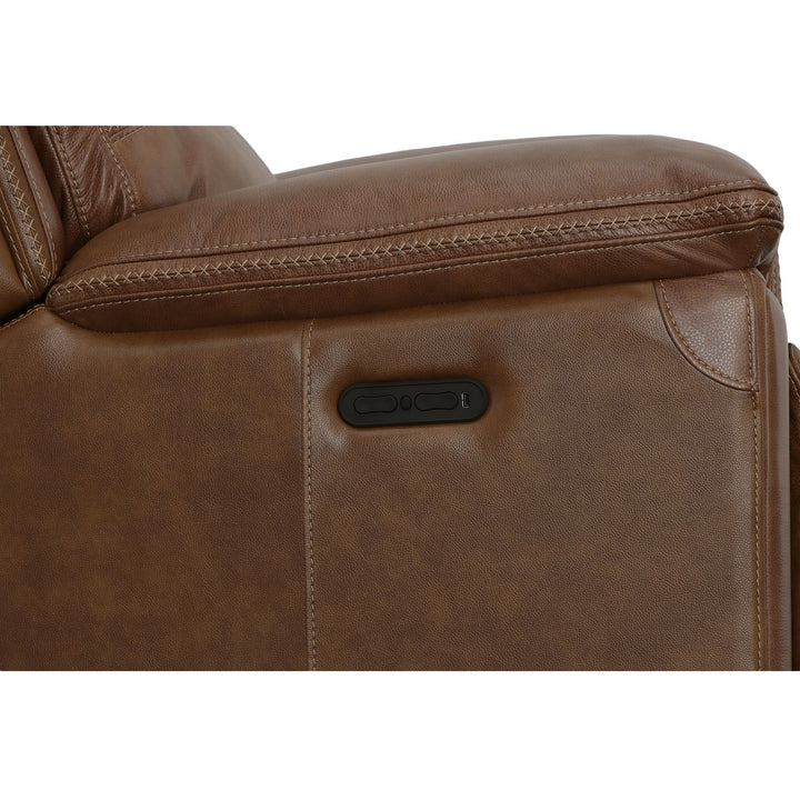 Fenwick Power Gliding Recliner With Power Headrest Cognac