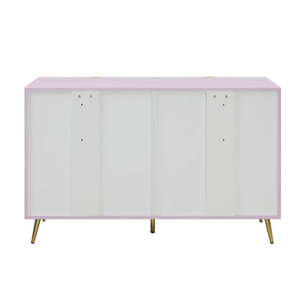 Gaines - Dresser - Pink High Gloss